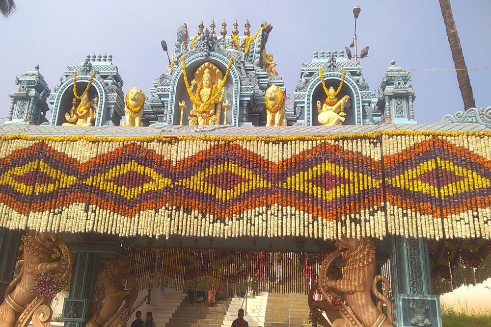 Adhishakthyathmaka Sri Annapoorneshwari Temple Horanadu